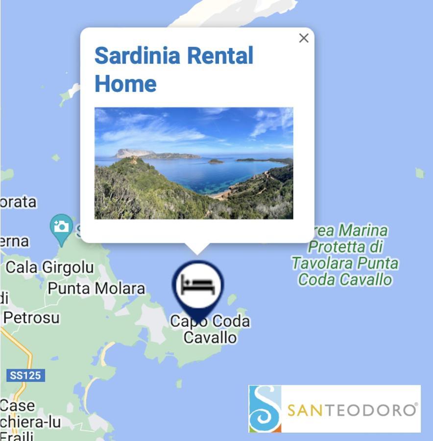 San Teodoro Punta Est Fantastico Trilocale Vista Mare Apartment Capo Coda Cavallo Ngoại thất bức ảnh